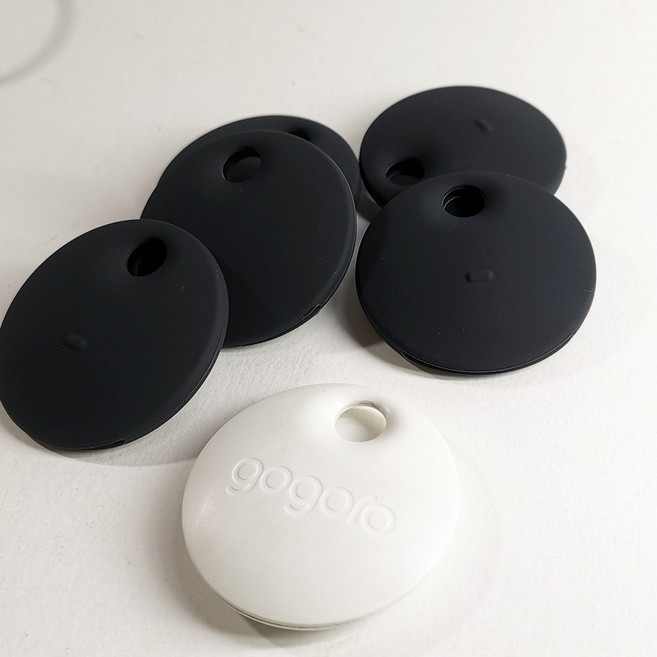 Gogoro 圓形吊墜保護套, 黑色鑰匙套, 1個