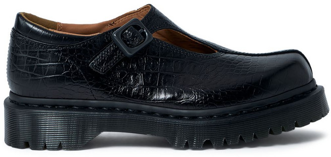 닥터마틴 레제나 MJ 크로커다일 엠보스드 버클 슈즈