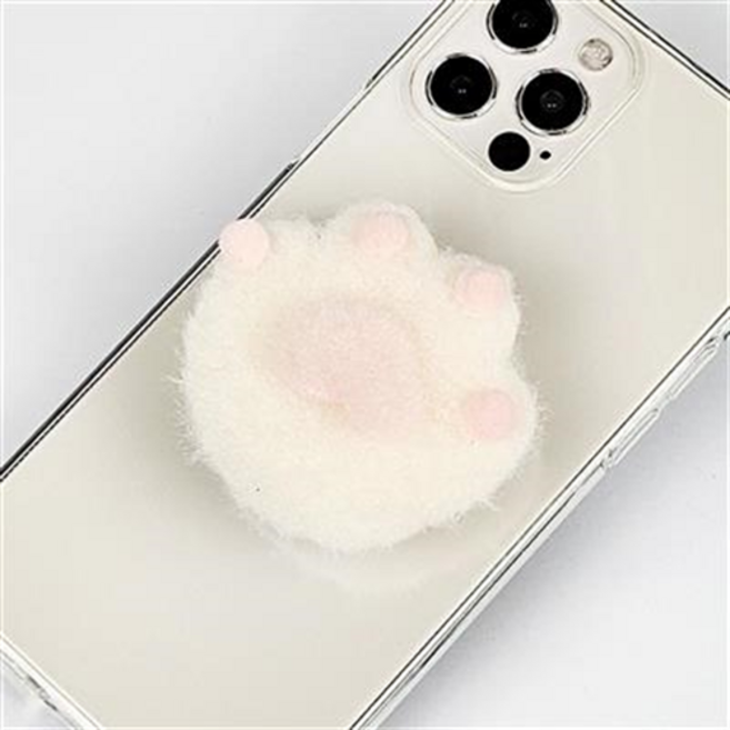 갤럭시 A7 2018 2017 2016 고양이 발바닥 스마트톡 투명 냥 젤리 케이스