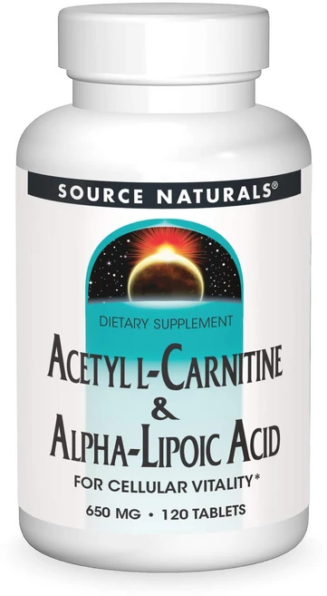 아세틸 L-카르니틴 & 알파리포산 650 mg 120 타블렛, 1개, 120정 - 쿠팡
