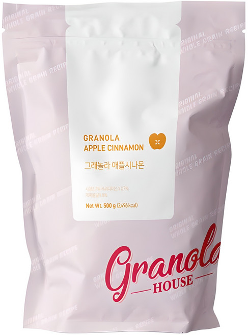 그래놀라하우스 애플시나몬 그래놀라 리필용, 500g, 1개