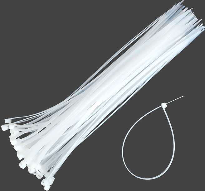 Kimspp 케이블타이 6x350mm (벌크 약50개) 케이블밴드 타이밴드 전선정리 배선정리, 1개, 화이트
