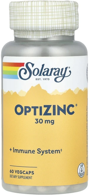 Solaray 솔라레이 옵티 아연 30mg OptiZinc, 솔라레이 Solaray, OptiZinc, 30mg,, 3개, 60정 - 쿠팡