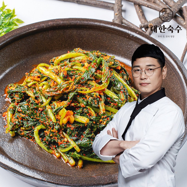 [대한숙수] 박건영 셰프의 우리땅 재료로 담근 전라도식 열무김치 2kg, 없음, 1개