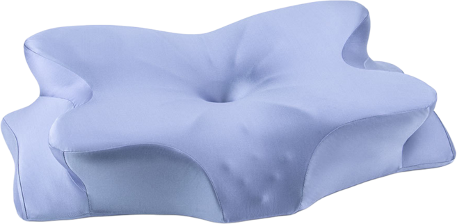 수면용 데릴라 에르고 목 베개 인체공학적 메모리 윤곽 낮은 클리어스카이블루 중간-높은 스핑크, 낮은 글레이셔블루