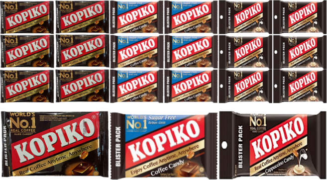 코피코 캔디 커피맛 슈가프리맛 카푸치노맛, 7세트, 32g