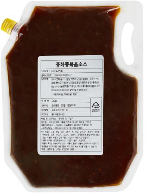청정원 중화풍 볶음 소스 2kg, 1개