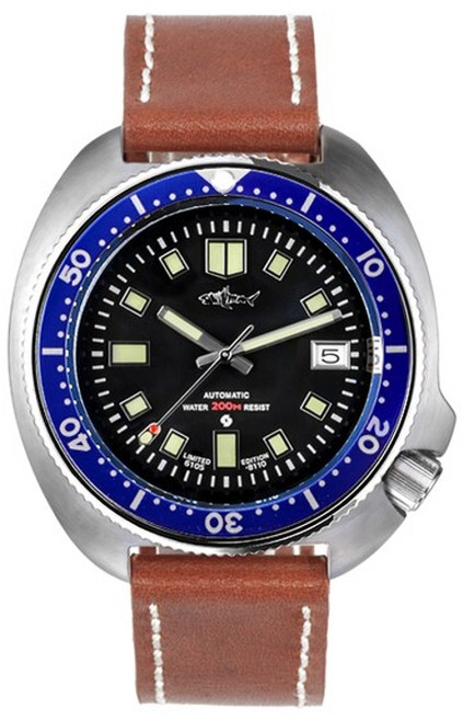 남성손목시계 heimdallr abalone 다이버 시계 nh35 자동 기계식 손목