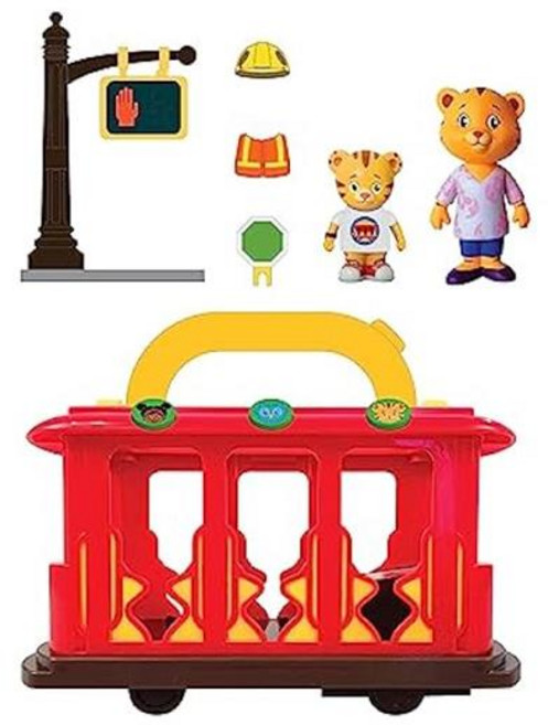 다니엘타이거 디럭스 인형 피규어 전동차 세트, 1개