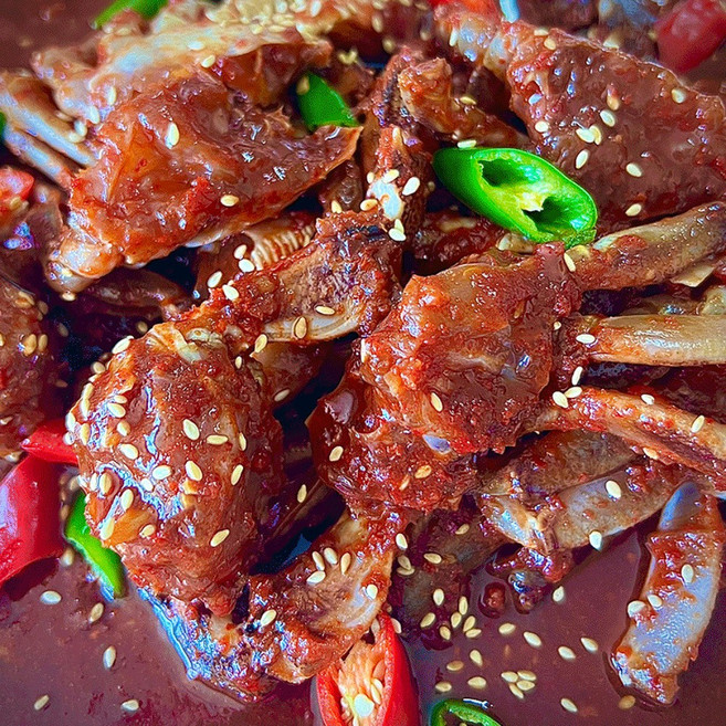 제주산 황게 손질 수제 황게장 간장게장 양념게장 1kg, 제주황게장_간장_1kg