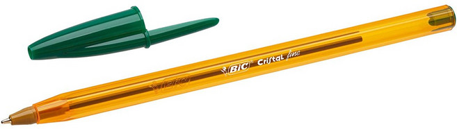 BIC Cristal Original 原子筆, 1個, 1支綠 0.8 mm, 1支綠 0.8 mm