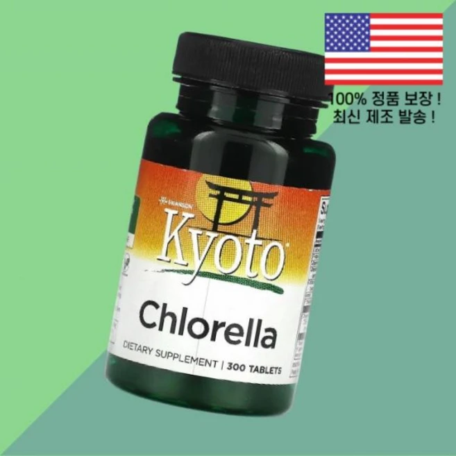 스완슨 교토 클로렐라 300정 Swanson Kyoto Chlorella 300 Tablets - 쿠팡