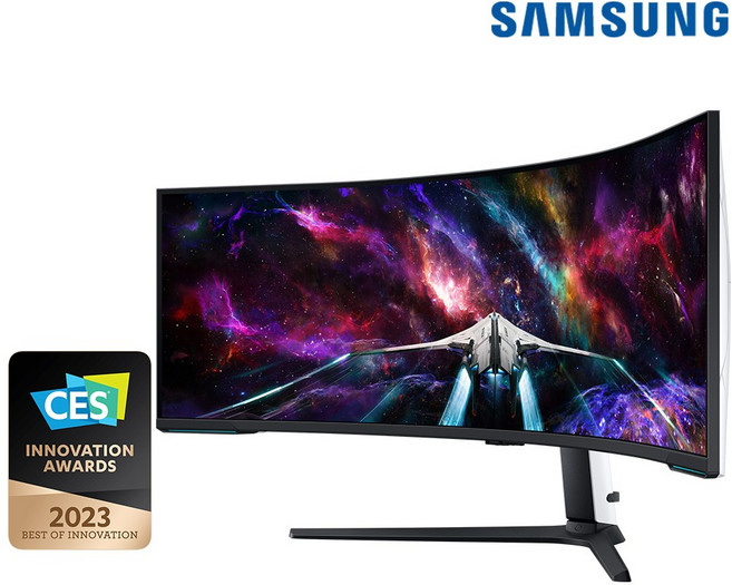 삼성전자 오디세이 Neo G9 G95NC S57CG950 57인치 DUHD 커브드 게이밍 모니터 LS57CG950NKXKR