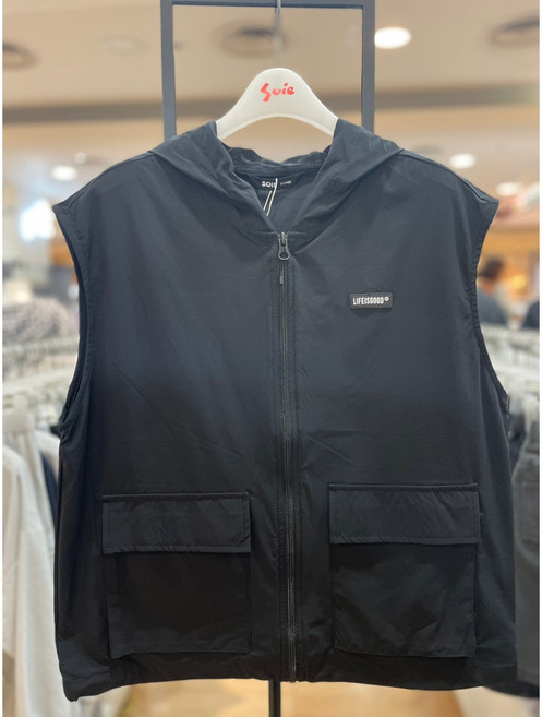 소이 주니어 ""초특가"" 아웃포켓 나일론 쿨 후드 조끼 25M1101