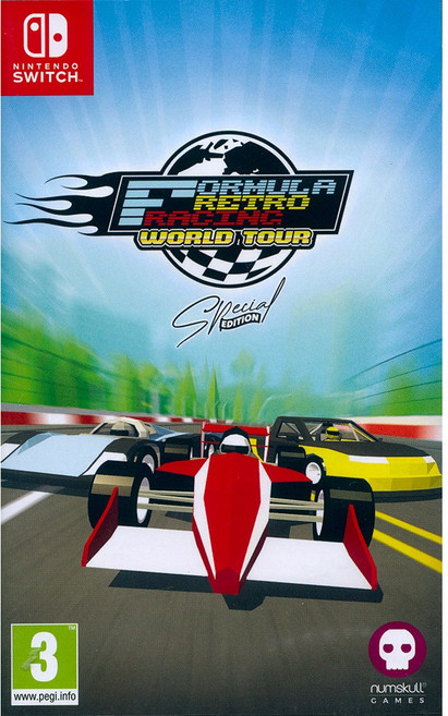 numskull GAMES Formula Retro Racing World Tour 特別版 Nintendo Switch 遊戲 復古方程式賽車世界巡迴賽 內含獨家內容與貼紙, 現貨全新, 現貨全新