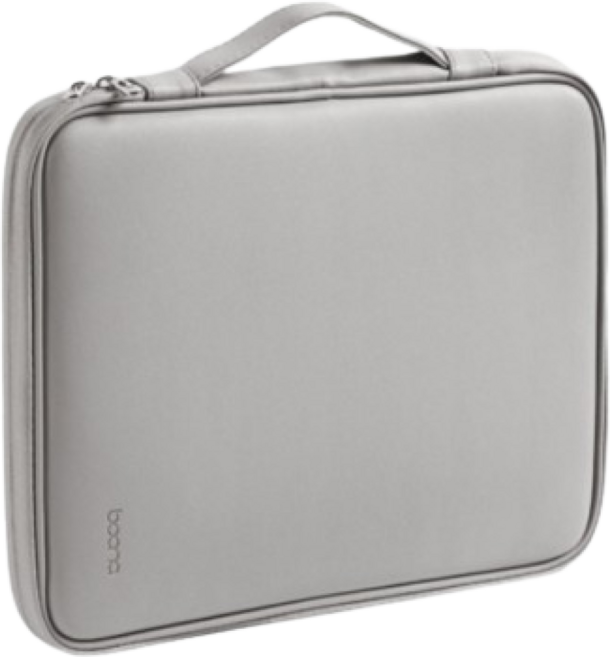 앤키르 노트북 파우치 가방 케이스 15.6인치 14인치 13인치 남성 여성, 그레이, 1개