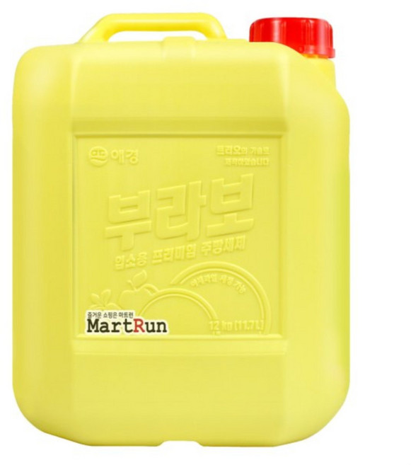 애경 부라보주방세제 12KG 1통, 1개