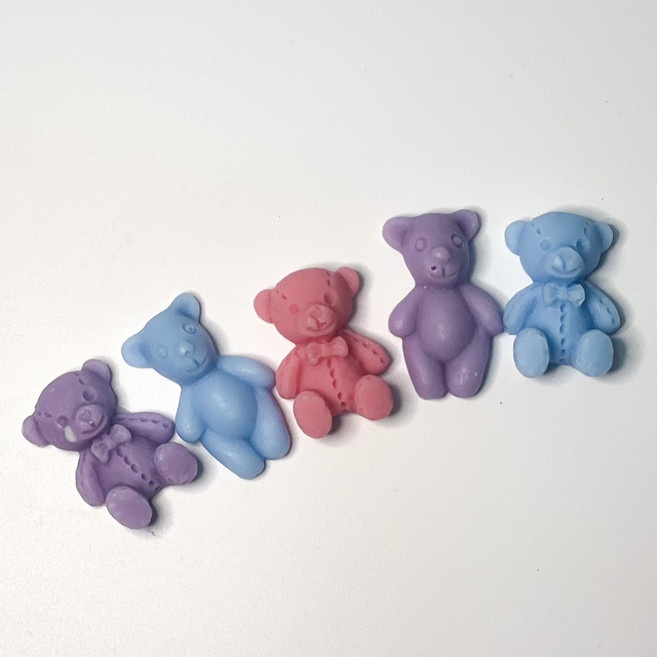 [야화] 초미니 곰돌이 6구 실리콘 다용도 몰드 2종, A (ac4)
