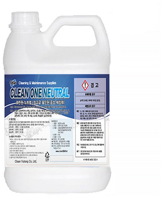 크린원뉴트럴3.75L 1개 향기나는다목적세정제악취제거살균아스타일화장실자동차체육관대리석화강석왁스 크린몰, 3.75L
