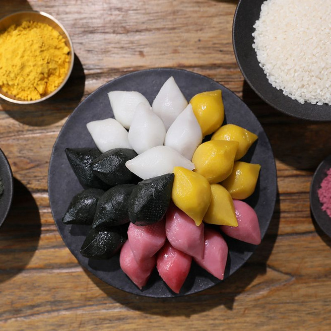 화과방 우리쌀 송편세트(백+호박+백년초+쑥), 4개, 800g
