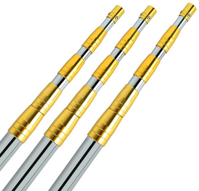 접이식 길이 나뭇가지 장대 낫 잎 잡초제거 연장 조절, 5m 스테인리스강 강화형 (표준칼+후크), 5m 스테인리스강 강화형