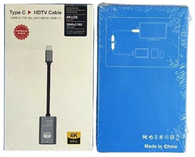 Type-C 轉 HDMI 訊號線 4K 高畫質, 1個, 4k60hz-短線-19cm