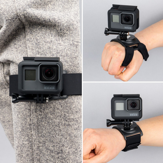 고프로 오즈모 액션 손목/ 손등/ 다리 스트랩 마운트 인스타 360 에이스 프로, 상세정보참조, 1개