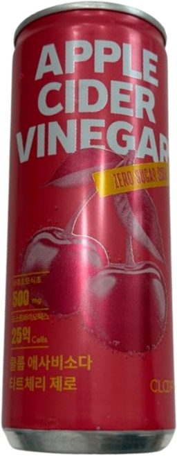 클룹 애사비소다 타트체리 애플 사이다 비니거, 2개, 250ml