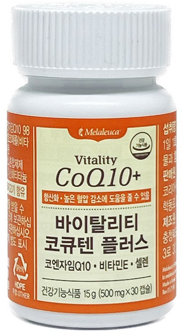 멜라루카 바이탈리티 코큐텐 플러스 +휴대용 물티슈 선물, 1개