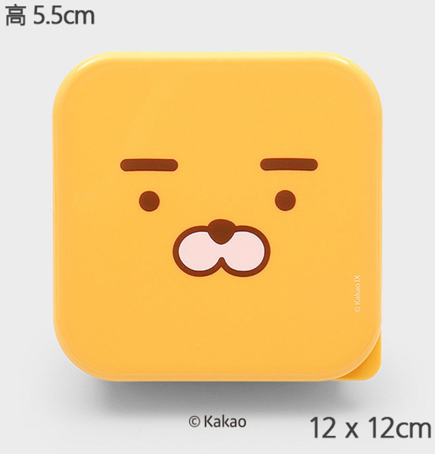 Daiso 韓國大創 Kakao Friends 屁桃 牙刷架可愛造型 多功能收納 浴室用品, 1個, 收納盒 萊恩, 粉紅色