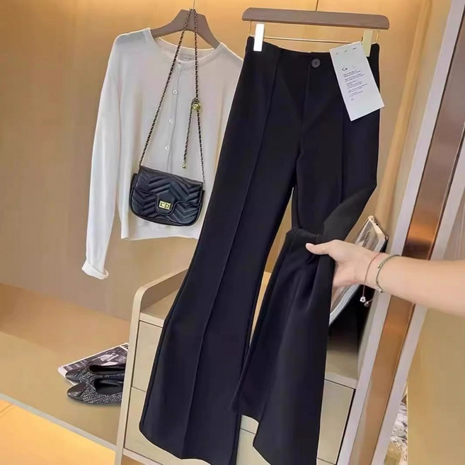 샤일리 여성 날씬핏 스판 부츠컷 팬츠