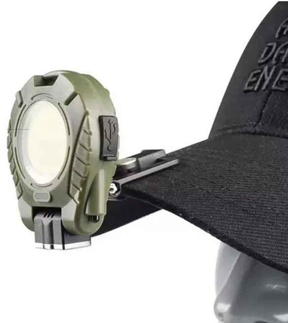 디제이디 LED 충전식 안전모 등산 비상용 공사장 건설현장 센서 헤드랜턴 캡라이트, 1개, 본상품선택