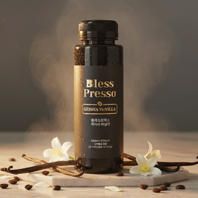 블레스프레소 게이샤 콜드브루 더치 커피원액 에티오피아 바닐라, 1개, 1개입, 240ml