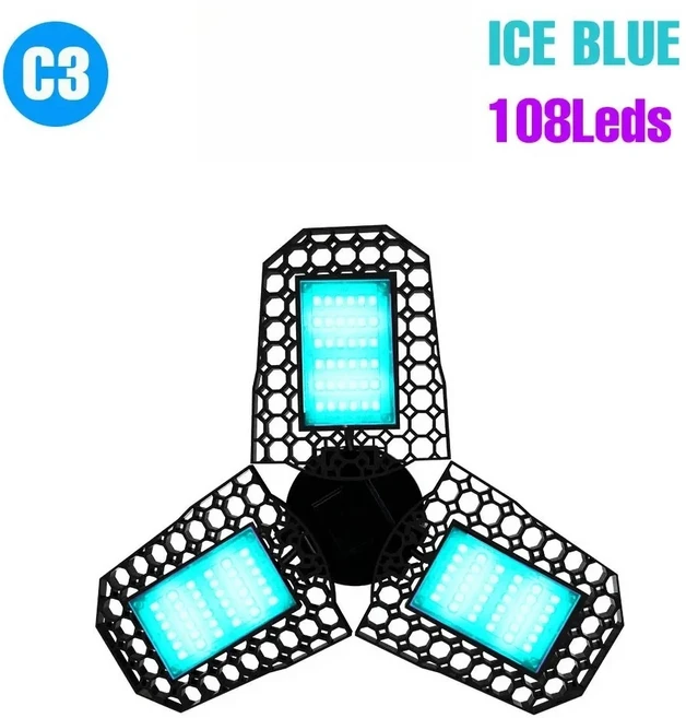 150W LED 식물 성장등 E27 풀 스펙트럼 램프 실내 꽃 씨앗 재배 온실 텐트 과일 채소 보조 조명, 02 Ice Blue 108leds, 01 LED 칩