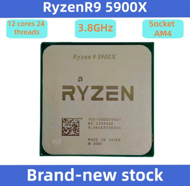 AMD R9 5900X 12코어 24 프로세서 게임 사무용 컴퓨터 CPU, 01 RyzenR9 5900X