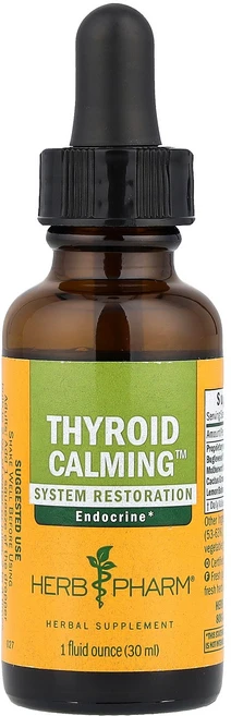 Herb Pharm Thyroid Calming™ 1 fl oz (30 ml), Herb Pharm, Thyroid Calming™,, 1개, 30ml - 쿠팡