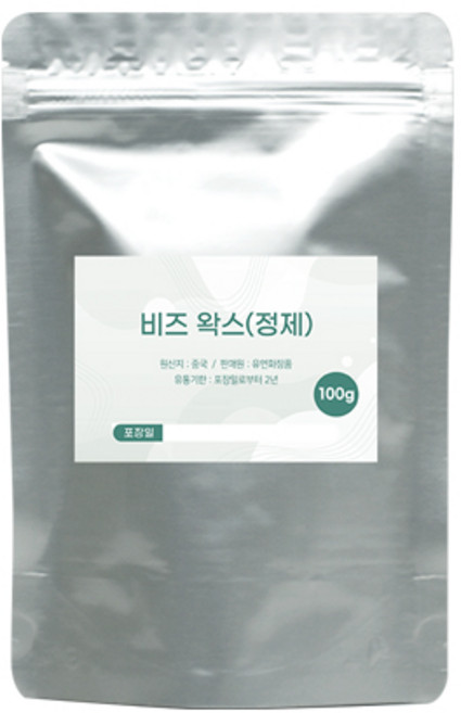 비즈왁스 정제, 100g, 1개