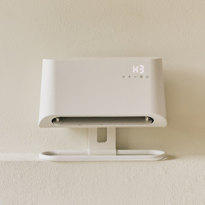 한일 화장실 욕실 미니온풍기 가정용 벽걸이 무타공 난방기 히터 26년 신제품, 욕실온풍기