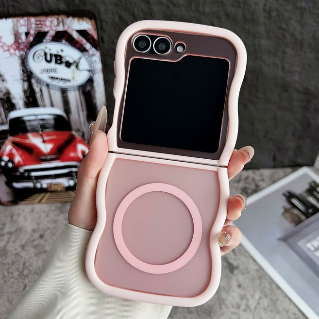 케이스틱 물결 범퍼 테두리 맥세이프 휴대폰 케이스