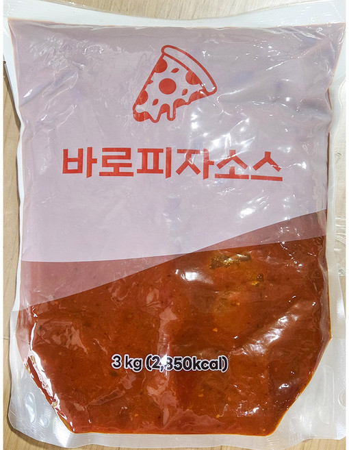 피자소스(바로 3kg) 업소용 토마토소스 파우치 양념, 1개, 3kg