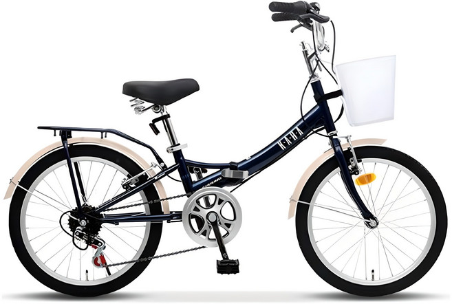 삼천리자전거 접이식 미니벨로 자전거 20 KARA, 다크 블루, 140cm, 1개