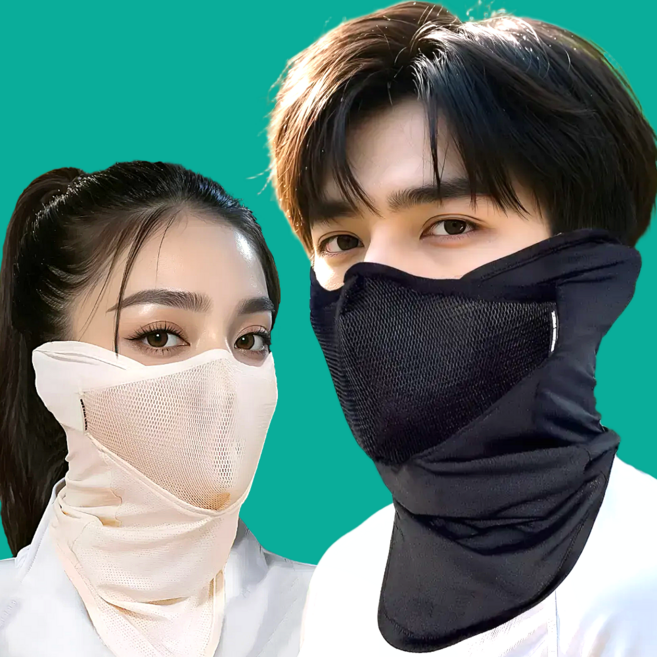 300호흡력 여름 바라클라바 자외선차단 골프 러닝 등산 자전거 마스크 넥워머 버프, 스킨, 1개, 하프런, 러닝전용