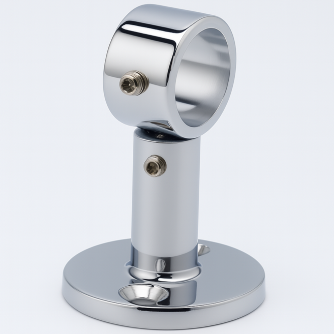 해바라기샤워기 지지대 부속품 레인샤워 지지대 고정대, 하부지지대, 1개