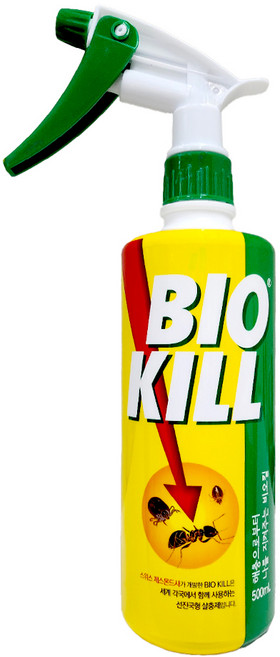 동성제약 약국 진드기 좀벌레 해충 저독성 살충제 비오킬 500ml, 2개, 1개입
