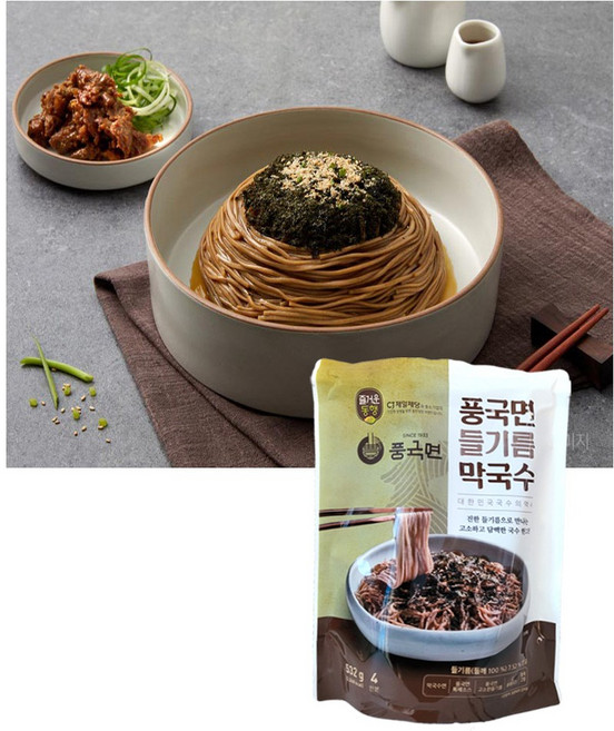 풍국면 들기름 막국수, 266g, 2개