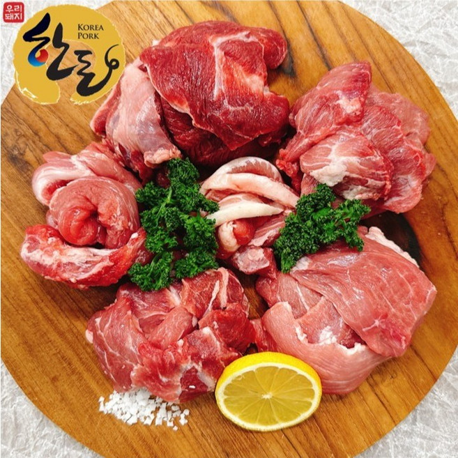 한돈 뒷고기 - 300g X 1팩 한번도 얼리지 않은 생고기, 1개