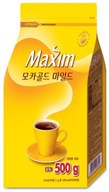 맥심 모카골드 마일드 리필커피, 500g, 1개, 1개입