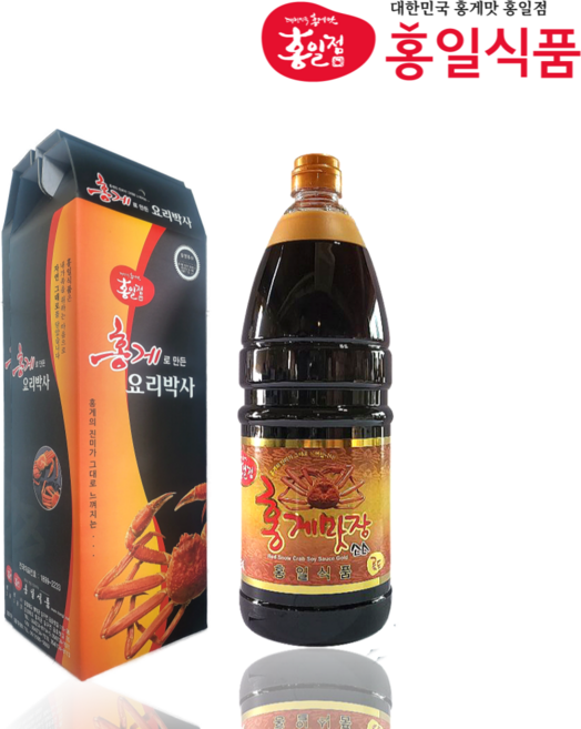 홍일 홍게맛장골드 1.8L 단품 선물세트 선물박스포함 편스토랑 홍게간장 W.A.T.B, 1개