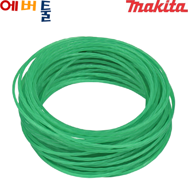 마끼다 부품 DUR183L 189 191L 194 364L 366L 369L E403MP UR007G 예초기 리필용 나일론줄 2.0mm 15M - E-01769, 1개
