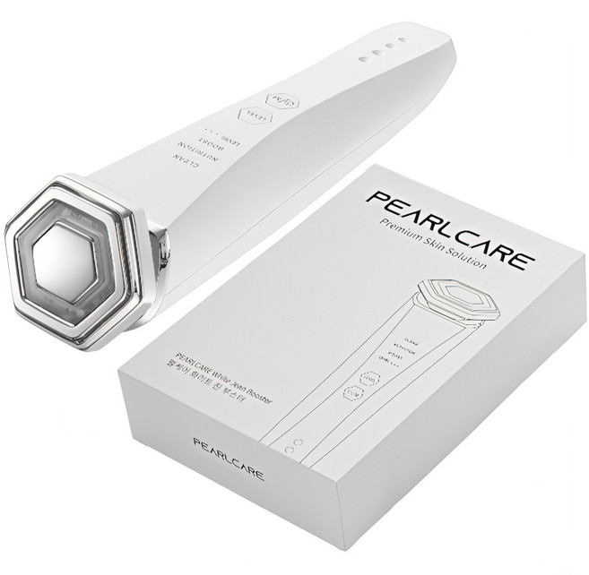 펄케어 뷰티디바이스 얼굴마사지기 피부관리기 고주파 화이트진 갈바닉, PL-GM6, 흰색